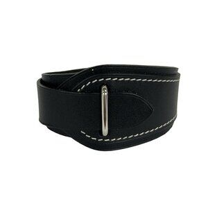 Hermes Bracelet Leather Black Silver